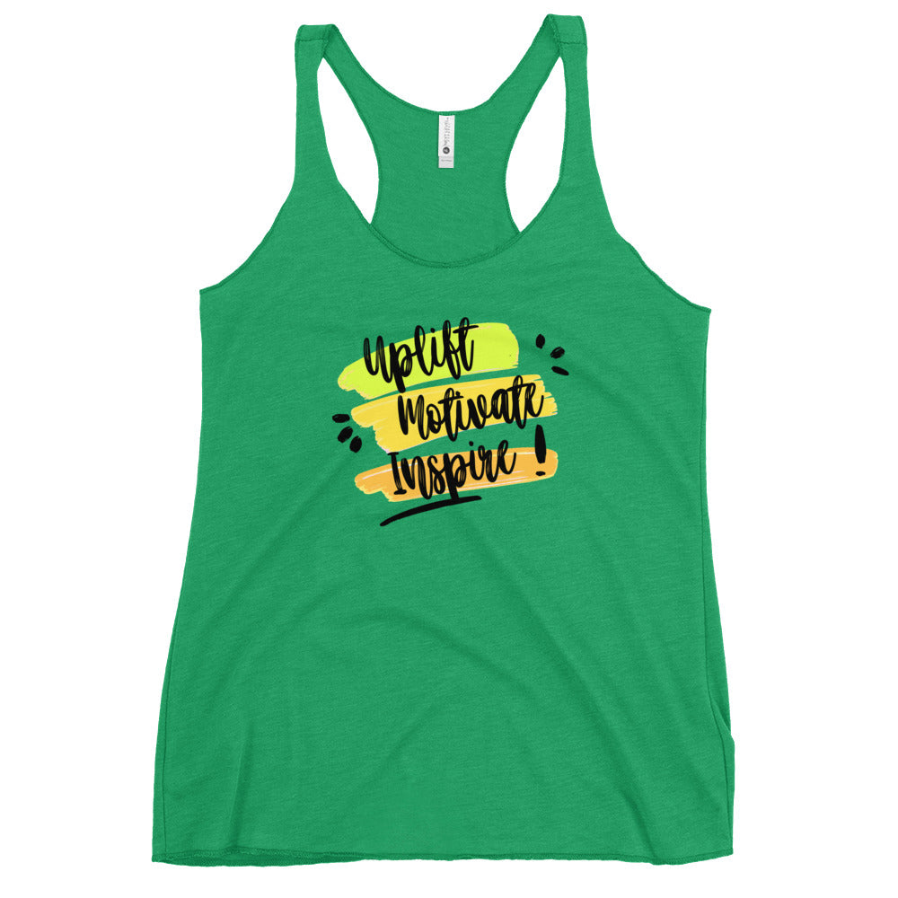 Uplift Motivate Inspire Women's Racerback Tank