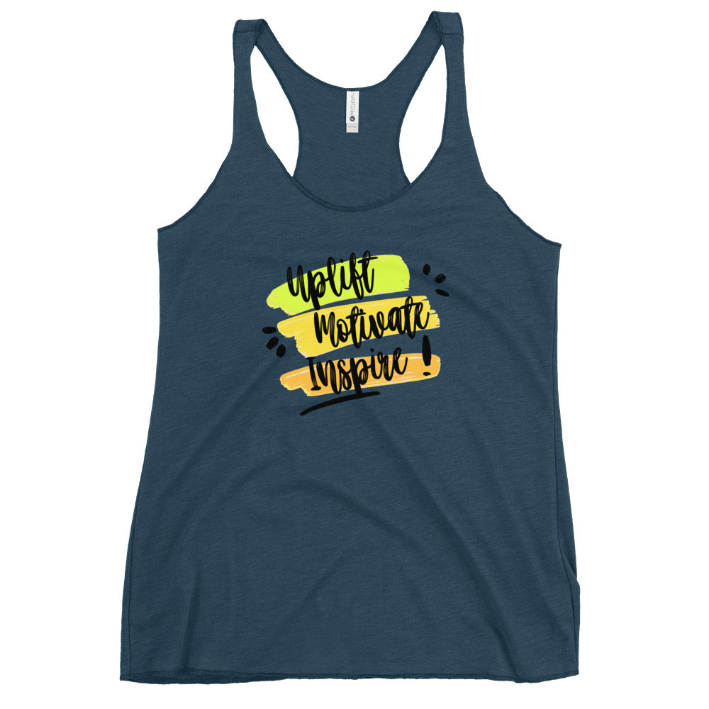 Uplift Motivate Inspire Women's Racerback Tank