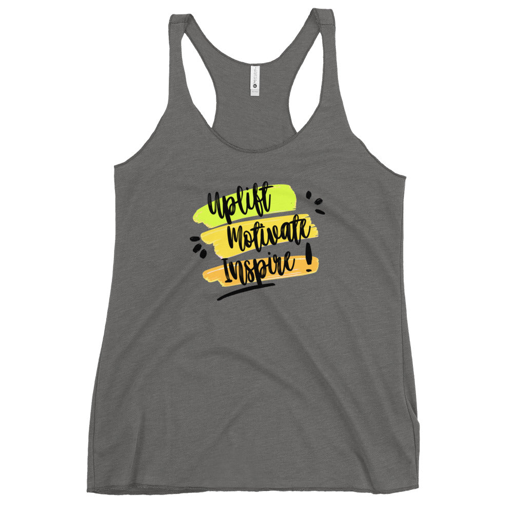 Uplift Motivate Inspire Women's Racerback Tank