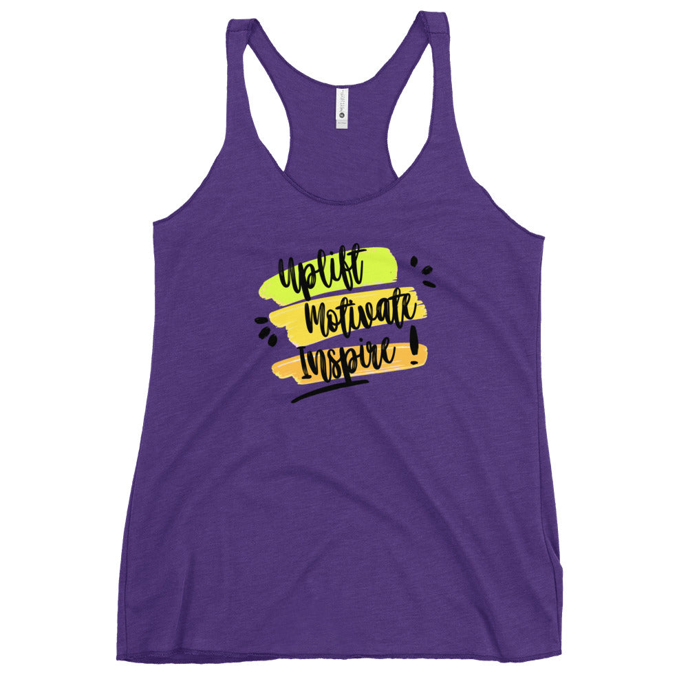 Uplift Motivate Inspire Women's Racerback Tank
