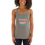 We are Capable Racerback Tank