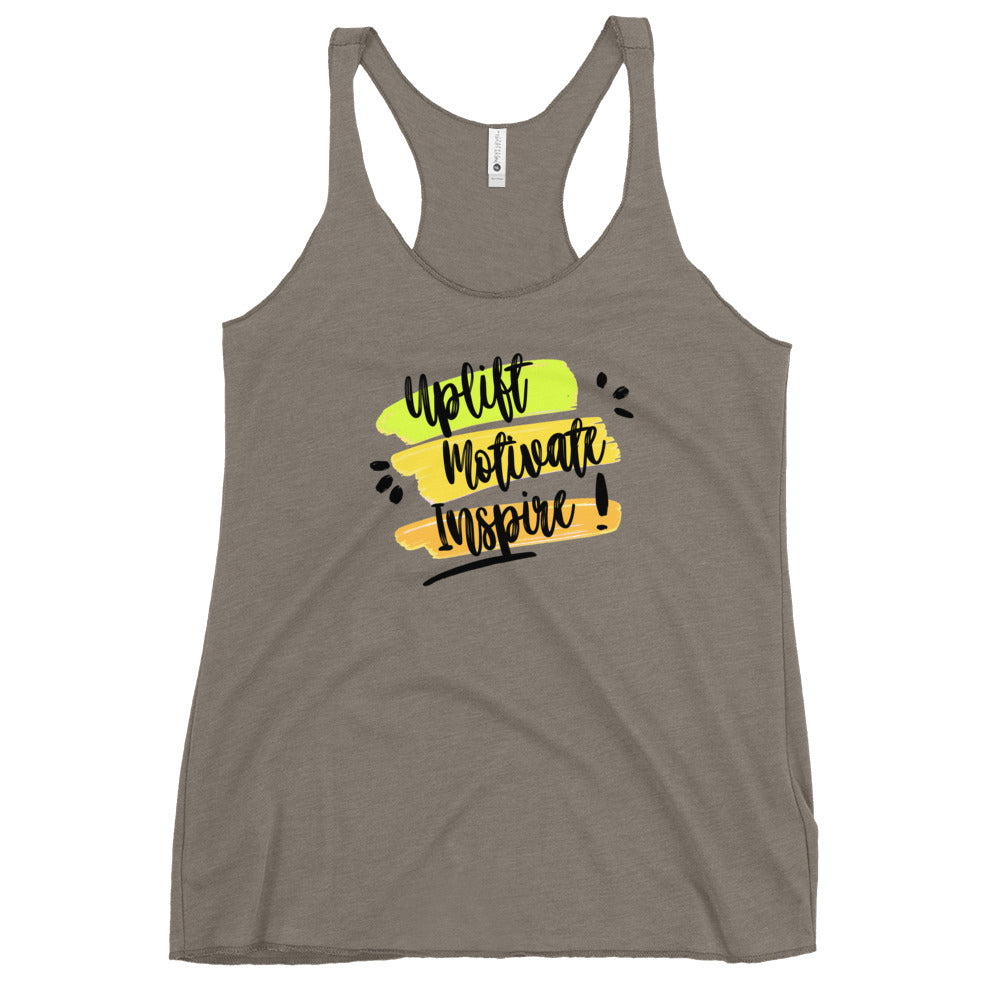 Uplift Motivate Inspire Women's Racerback Tank