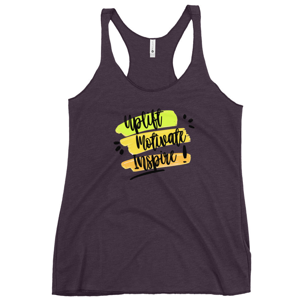 Uplift Motivate Inspire Women's Racerback Tank