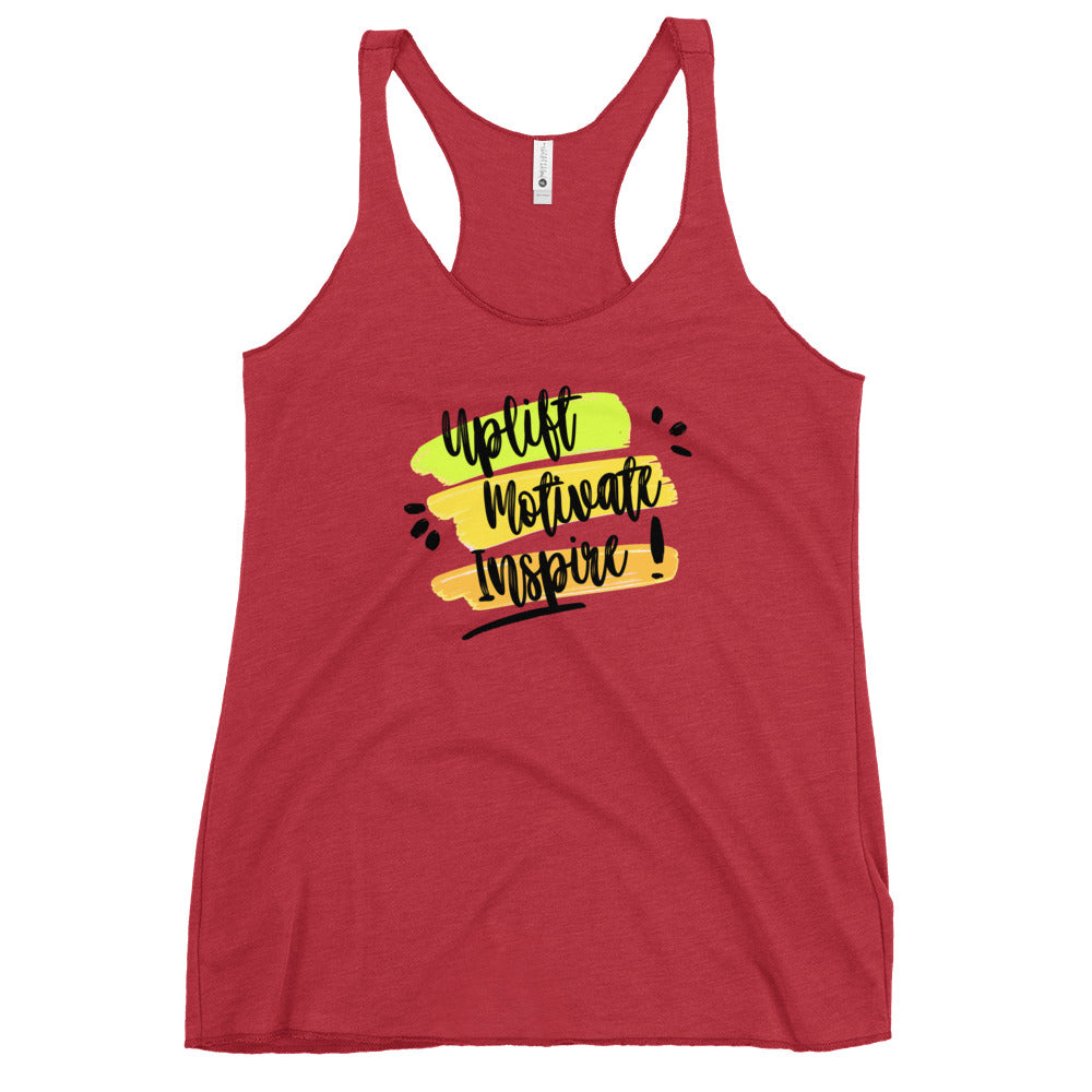 Uplift Motivate Inspire Women's Racerback Tank