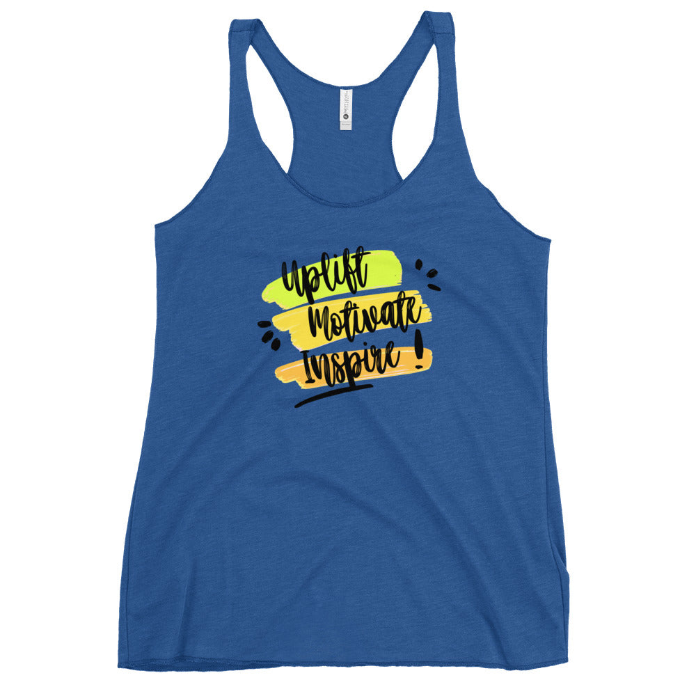 Uplift Motivate Inspire Women's Racerback Tank