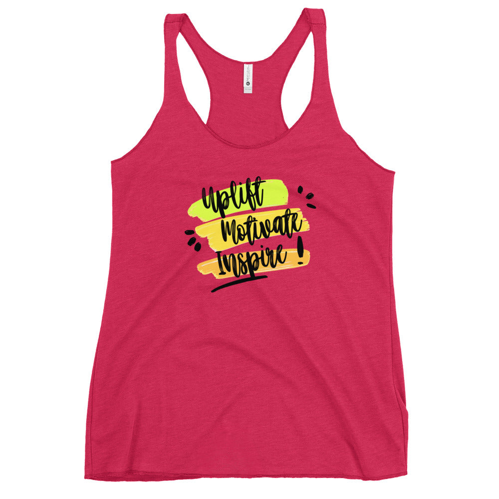 Uplift Motivate Inspire Women's Racerback Tank