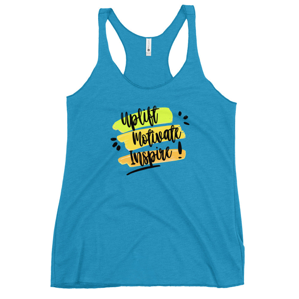 Uplift Motivate Inspire Women's Racerback Tank